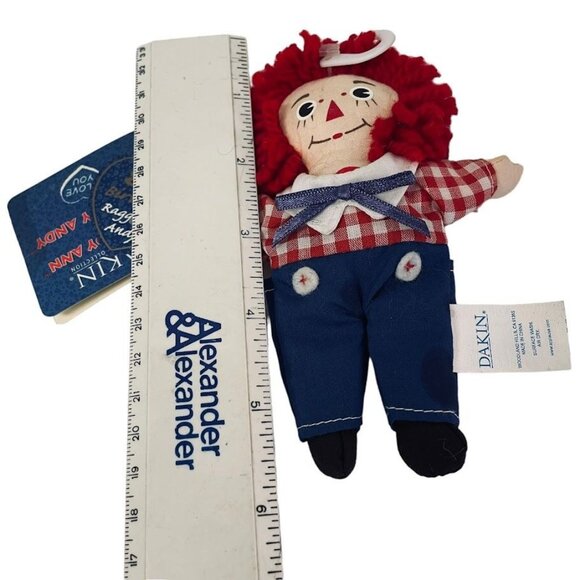 Plush Doll Figure Raggedy Andy 80th Anniversary Dakin Signature Collection 6" - Picture 5 of 6